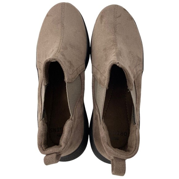 Earth Origins Dayana Women's Size 7.5 Casual Taupe Faux Suede Booties Boots - Picture 2 of 8